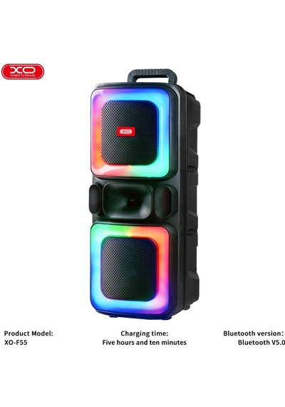 Rgb Işıklı Mikrofonlu Karaoke Seti Ve Bluetooth V5.0 Güçlü Hoparlör - Uzaktan Kumandalı