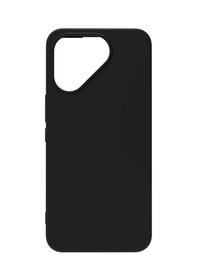 Tecno Pova 7 Pro Kılıf Kamera Korumalı Silikon Rubber Arka Kapak Siyah