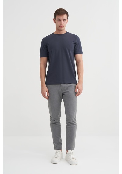 Cazador Erkek Antrasit Bisiklet Yaka T-shirt 46200 Antrasit