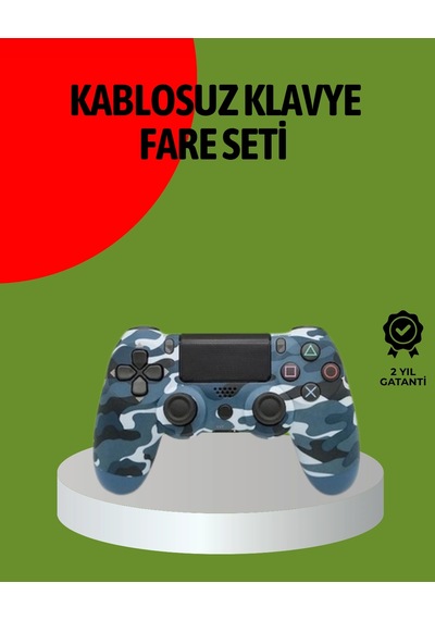 Mey İthalat Ps4 Kablosuz Oyun Kolu Gecikmesiz Bağlantılı Ergonomik Tasarımlı