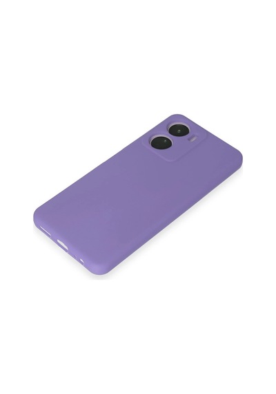 Uryport Vivo Y16 Kılıf First Silikon - Lila