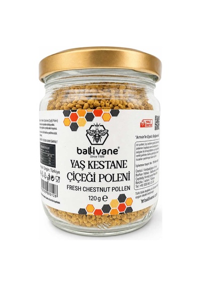 Artvin Borçka Yaş Kestane Çiçeği Arı Poleni 125 Gr