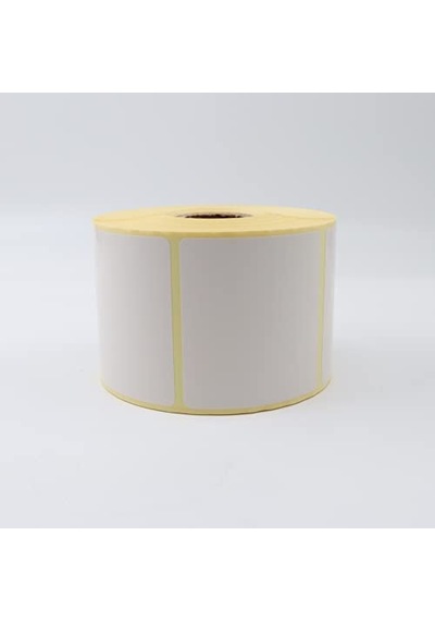 Al Hızlı Al Kuşe Etiket 65mm X 60mm Ruloda 800 Adet 40mm Çapında Baskısız Barkod Yazıcı Etiketi Diğer