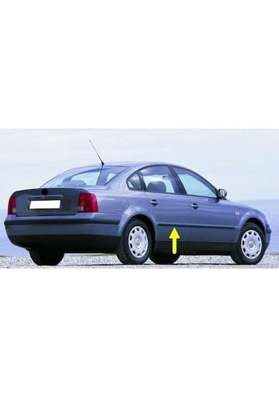 Sağ Arka Kapı Çıtası Siyah Plastik 3b0853754 Vw Passat B5 İle Uyumlu 1997-2000