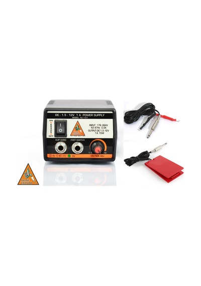 Xlt-152-2 Çift Jaklı Dövme Makinası Adaptör + Clip Cord + Pedal 1