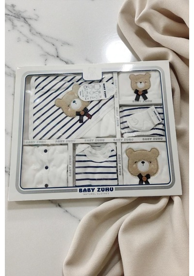 Milays Baby Zuhu 10 Parça Hastane Çıkışı Erkek Bebek
