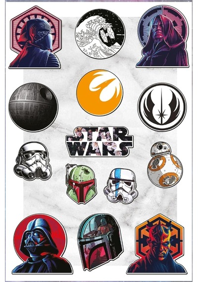 Star Wars Temalı Sticker Set 1