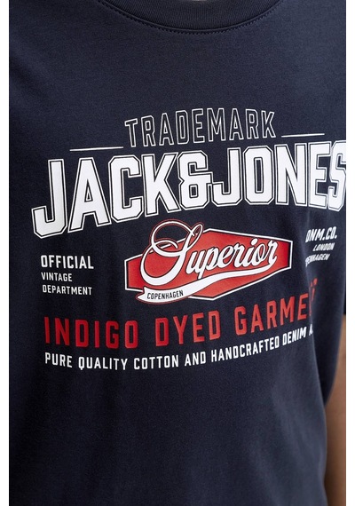 Jack & Jones Jack&jones Junior Erkek Çocuk Tişört 12299576 Lacivert