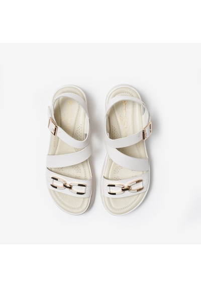 Off White Sandalet Kadın 306081dm Donna Serena T. 6081dm Beyaz