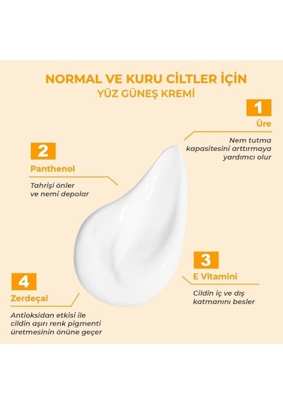 Sinoz Spf 50 Leke Karşıtı Aydınlatıcı Etkili Yüz Güneş Kremi 50ml