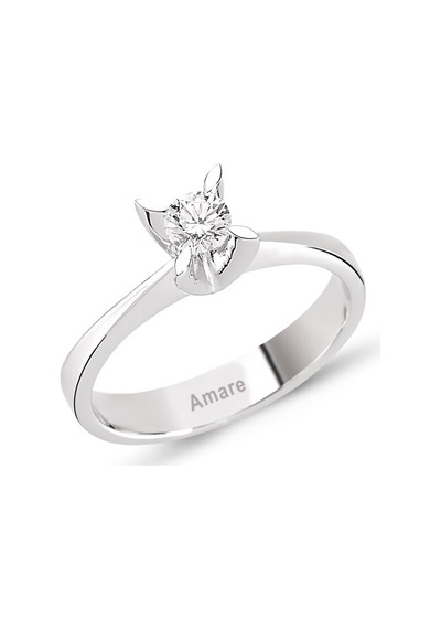 0.25 Karat Pırlanta Tektaş Yüzük (452986979)