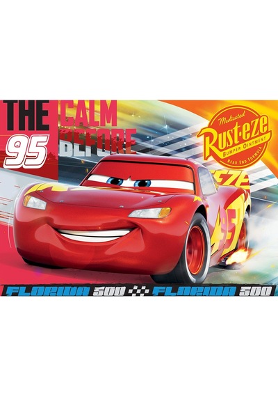 Cr709 Cars 50 Parça Çocuk Puzzle -ks Puzzle Standart
