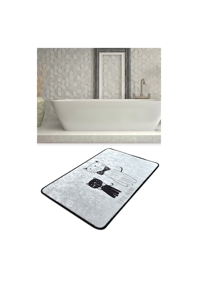 Little Cats Djt 60X90 Cm Banyo Banyo Paspası