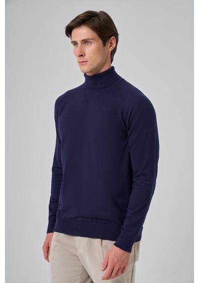 Morven Erkek Marine Trend Core Spun Balıkçı Yaka Dynamic Fit Rahat Kesim Triko 26kc017010210 Marine Marine
