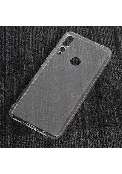 Huawei Y9 Prime 2019 Kılıf Zore Süper Silikon Kapak Renksiz
