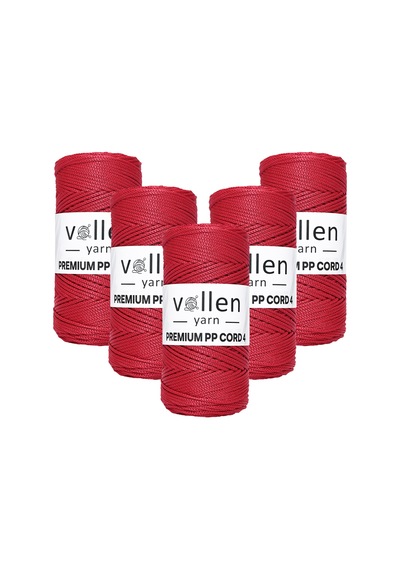 1000 Gr Polyester Makrome Ipi,2mm 5'li Set, Makrame Ipi, Supla Ipi, Çanta Ipi,1150 Metre