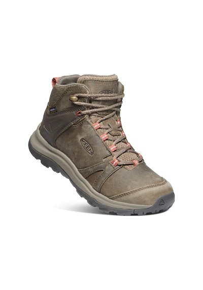 Keen 1023728 Terradora Iı Leather Mid Wp W Brindle/redwood Kadın Outdoor Bot Bej