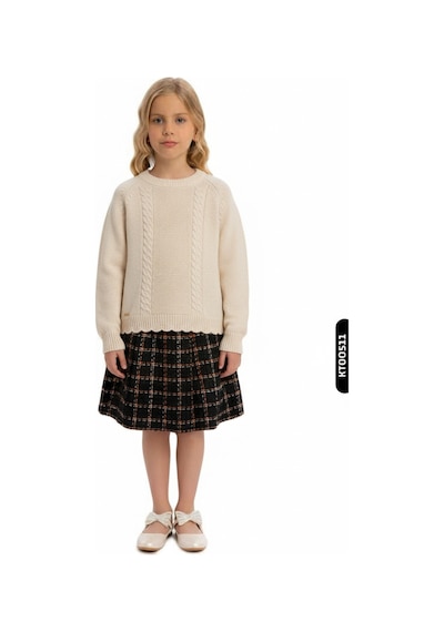 Xo Kids Kız Çocuk Elbise 8-12 Yaş 4060 Bej