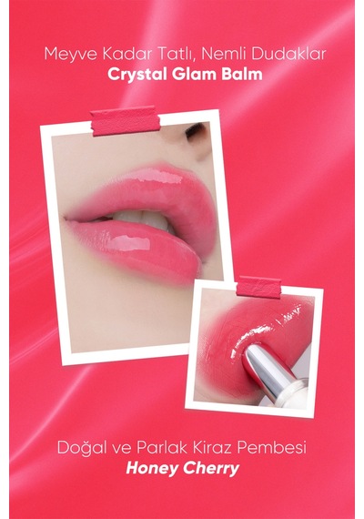 Clio Crystal Glam Balm 03 Honey Cherry
