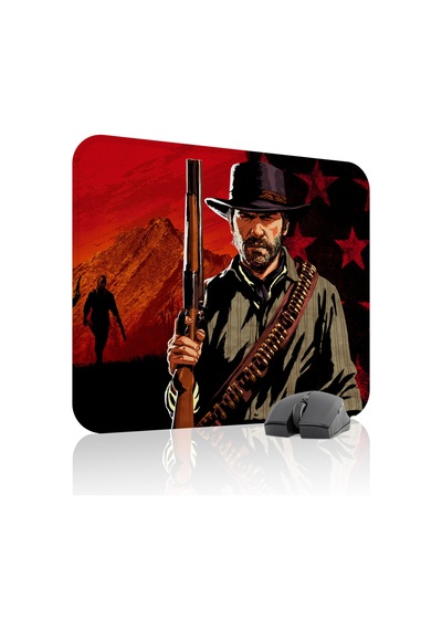 Red Dead Redemption 2 Dikişli Kauçuk Oyuncu Mousepad V3 - 48x40 Xl Gaming Mouse Pad