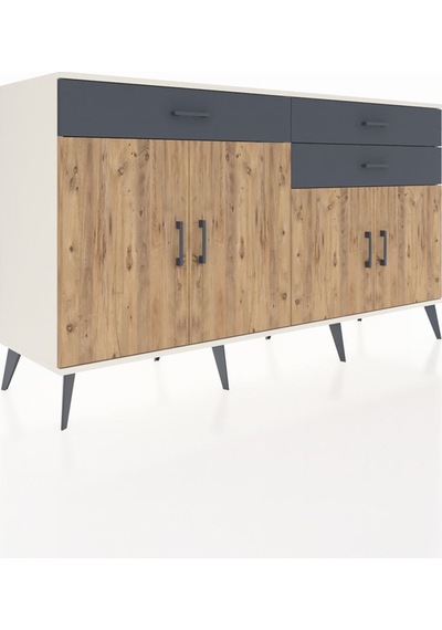 Hyperion Konsol 2 Raflı 3 Çekmeceli 4 Kapaklı 176x44x99 Aytaşı-ça Aytaşı-çam/antrasit Hyperion Konsol 2 Raflı 3 Çekmeceli 4 Kapaklı 176x44x99 Aytaşı-ça Aytaşı-çam/antrasit