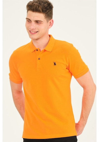 T8561 Dewberry Erkek Tshırt-turuncu Turuncu