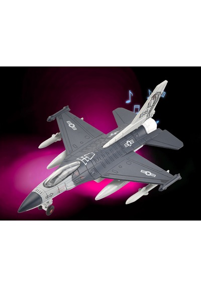Diecast Kobra Savaş Uçağı Gri