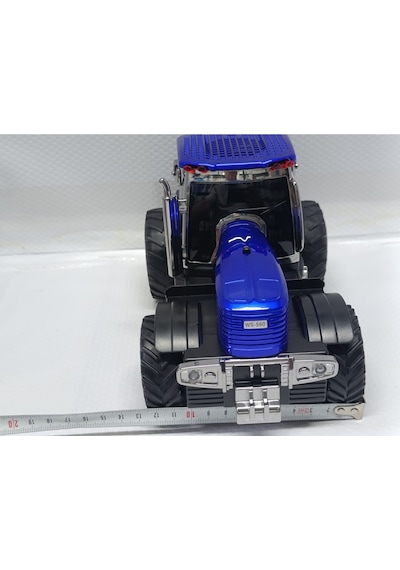 Traktör Şeklinde Bluetooth Hoparlör Şarjlı Kablosuz Speaker Fm Sd Kart Usb - Lacivert- Tek Ebat