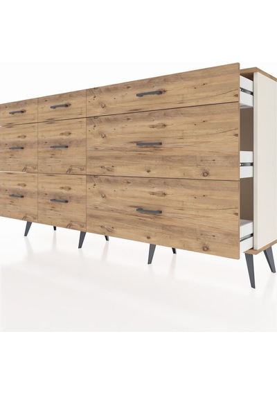 Arges Konsol 9 Çekmeceli 176x30x99 Aytaşı-çam Atlas Çam - Aytası Arges Konsol 9 Çekmeceli 176x30x99 Aytaşı-çam Atlas Çam - Aytası