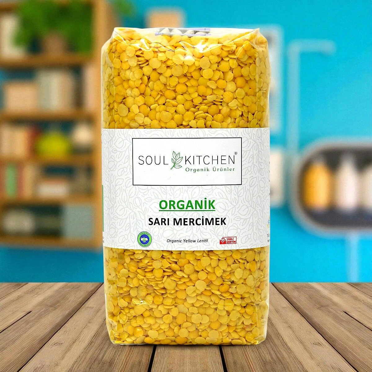 Soul Kitchen Organik Sarı Mercimek  750 G