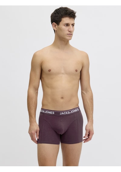 Jack & Jones Erkek 3'lü Boxer Paketi - Timothy - 12291495 Phantom
