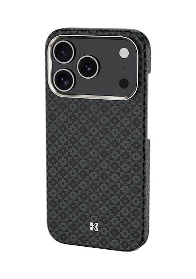 Apple Uyumlu iPhone 17 Pro Max Kılıfm-safe Şarj Özellikli Benks Armorair Armorgrid Serisi Kevlar Siyah Siyah