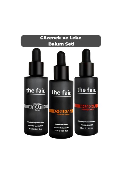 The Fair Ahabha Peel Bright Serum 30 ML + Arbutin Serum 30 ML + Vitamin C Serum 30 ML