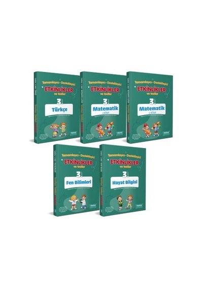 3.Sınıf 5 Kitap Set Etkinlikli - Markaj Yayınları