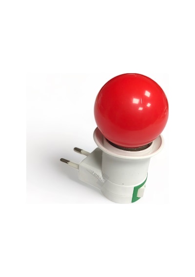 Tek-iş Açma Kapama Anahtarlı Duy Fişli E-27 Anahtarlı + Ampul E-27 1 W Renkli Pst