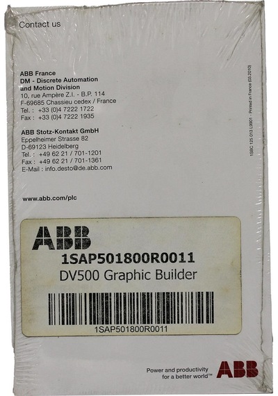 1sap501800r0011 Dıgıvıs 500 Graphıcs Buılder Softw