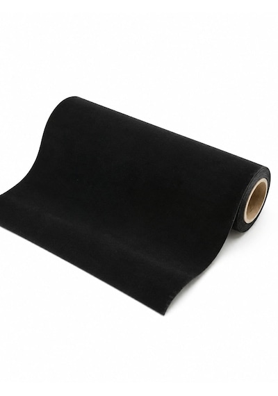Kendinden Yapışkanlı 30cm X 2 Metre Siyah Süet Kadife Velvet Folyo