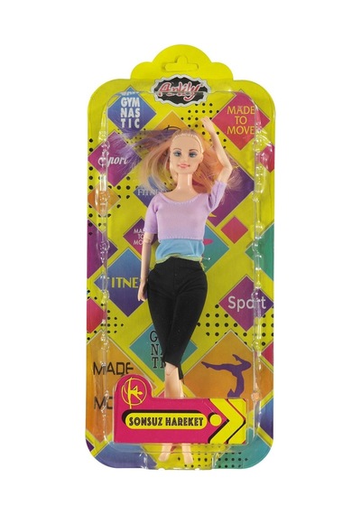Anlily Sonsuz Hareket Oyuncak Bebek - Pembe Renkli Kız Çocuk Model Bebek Eğlenceli Oyun Arkadaşı