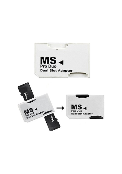 4304 Micro Sd Memory Stick Pro Duo Çevirici Hafıza Kartı Adaptörü