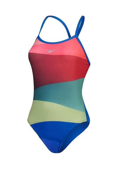 Speedo Endurance Plus Kadın Yüzücü Mayosu 8-00317416692 Çok Renkli