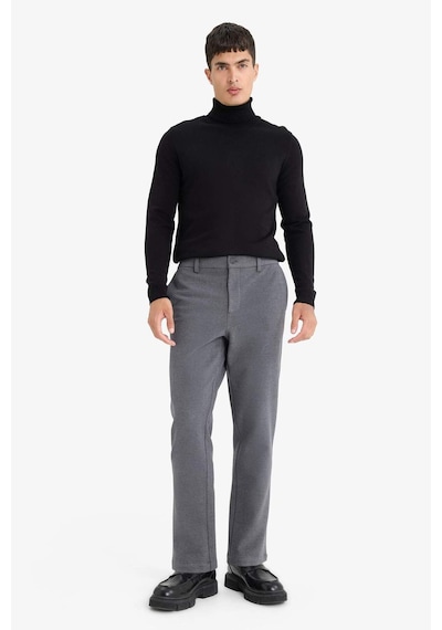 Defacto Kumaş Pantolon Tailored Regular Fit Normal Kesim Basic Düz Cepli Düz Paça D3707AX25WN Antrasit