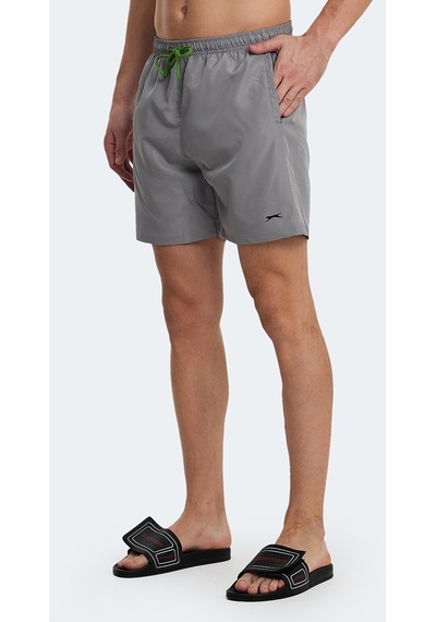 Slazenger RENO Erkek Cepli Deniz Şortu Gri Mayo