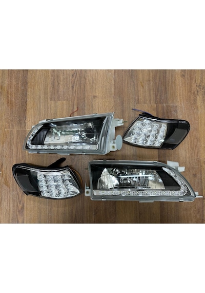 Toyota Corolla Ae101 Ön Far + Sinyal Ledli Set 1993-1998