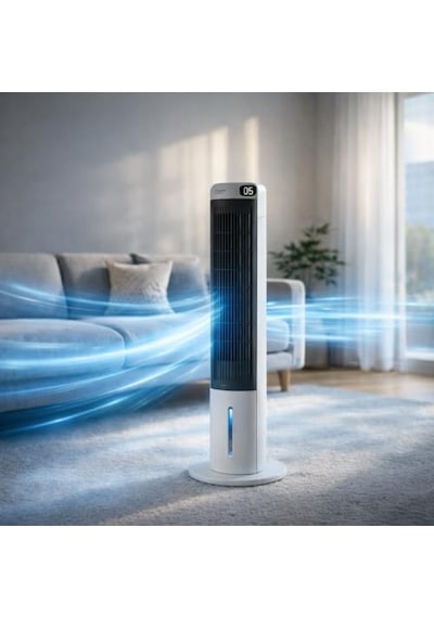 90 S 90 W Uzaktan Kumandalı Kule Tipi Vantilatör