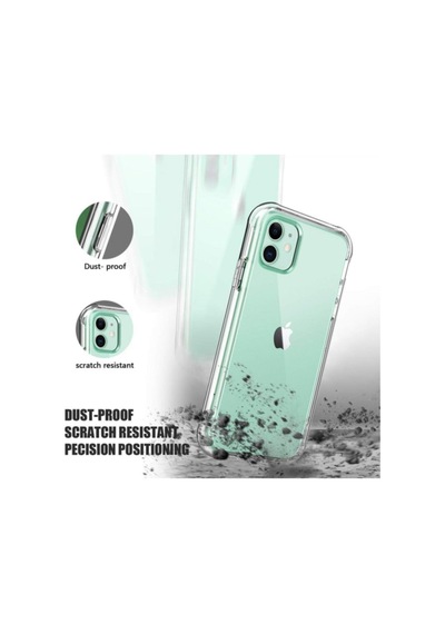 360 Derece Koruyucu Şeffaf Kılıf Apple Iphone 11 Iphone 11 Uyumlu Şeffaf Resimde Görünen