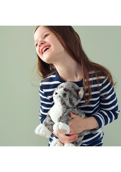 Ikea Lılleplutt Peluş Oyuncak Gri - Siyah - Beyaz