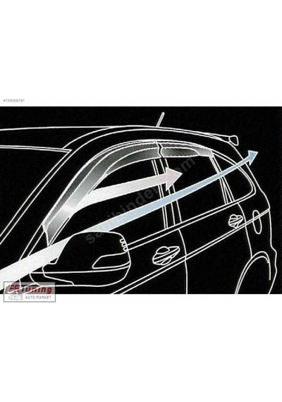 Boğaziçi Honda Crv Uyumlu Cam Rüzgarlığı Mugen 4.lü 07-12 Bg-1066