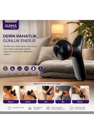 Auhma Amg44 Derin Rahatlatıcı Vücut Masaj Cihazı Çok Renkli