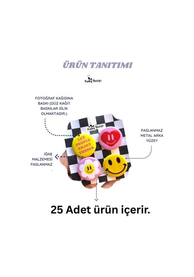 Punky Design 10 Kasım Atatürk Anma Rozeti Yaka İğnesi 25 Adet 44 Mm Saygı Ve Özlemle-1 Gri - Siyah