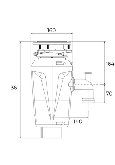 Teka Trs 520 Çöp Öğütüvü 10l Siyah